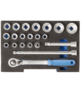 JUEGO DE LLAVES DE VASO 1/2"", EN MODULO 1/2 L-BOXX 136 2836009 GEDORE